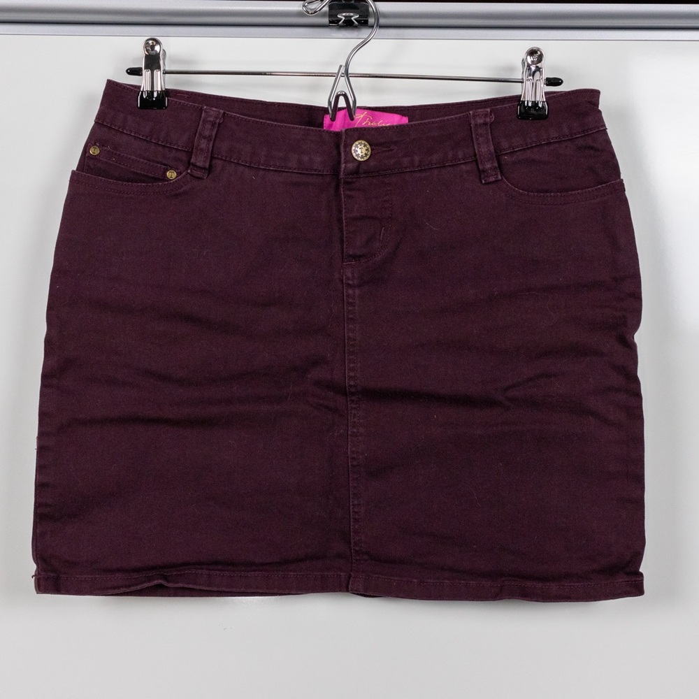 Y2K Thalia Sodi Purple Denim Mini Skirt
